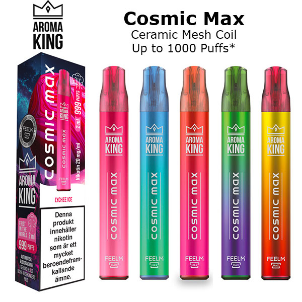 Aroma King Cosmic Max Mesh Disposable Vape (999 Puffs)